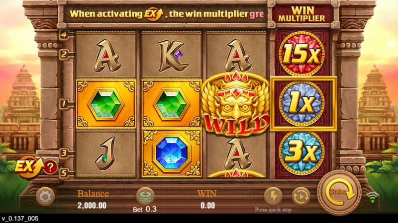 Fortune Gems Interface de slot