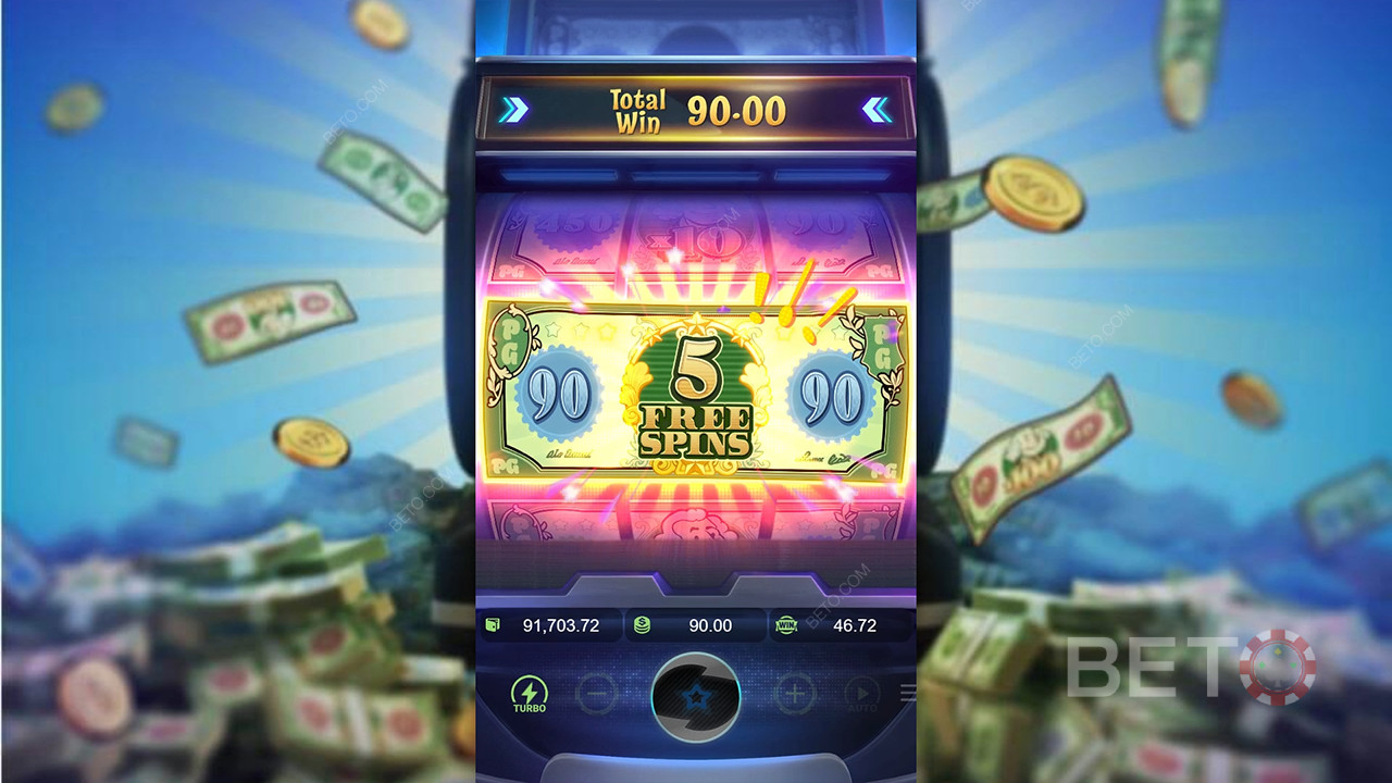 Cash Mania Interface de slot