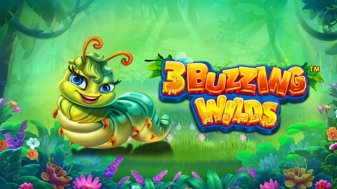3 Buzzing Wilds Logotipo do caça-níquel