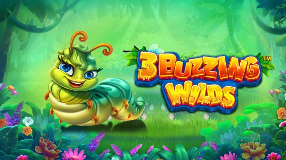 3 Buzzing Wilds Logotipo do caça-níquel