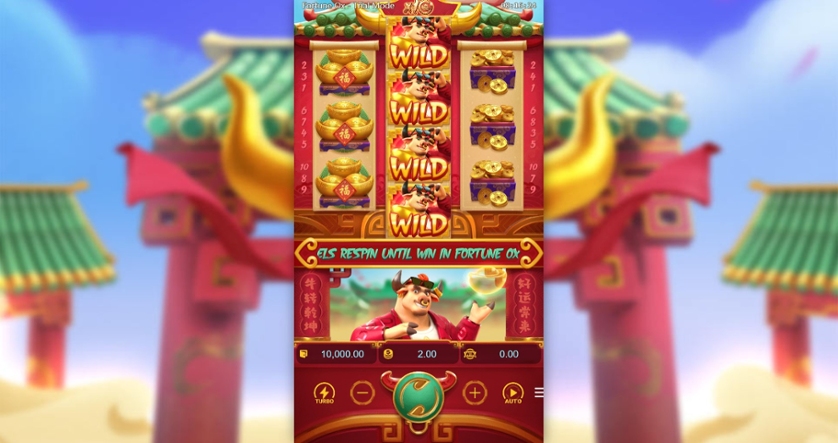 Fortune Ox Interface de slot