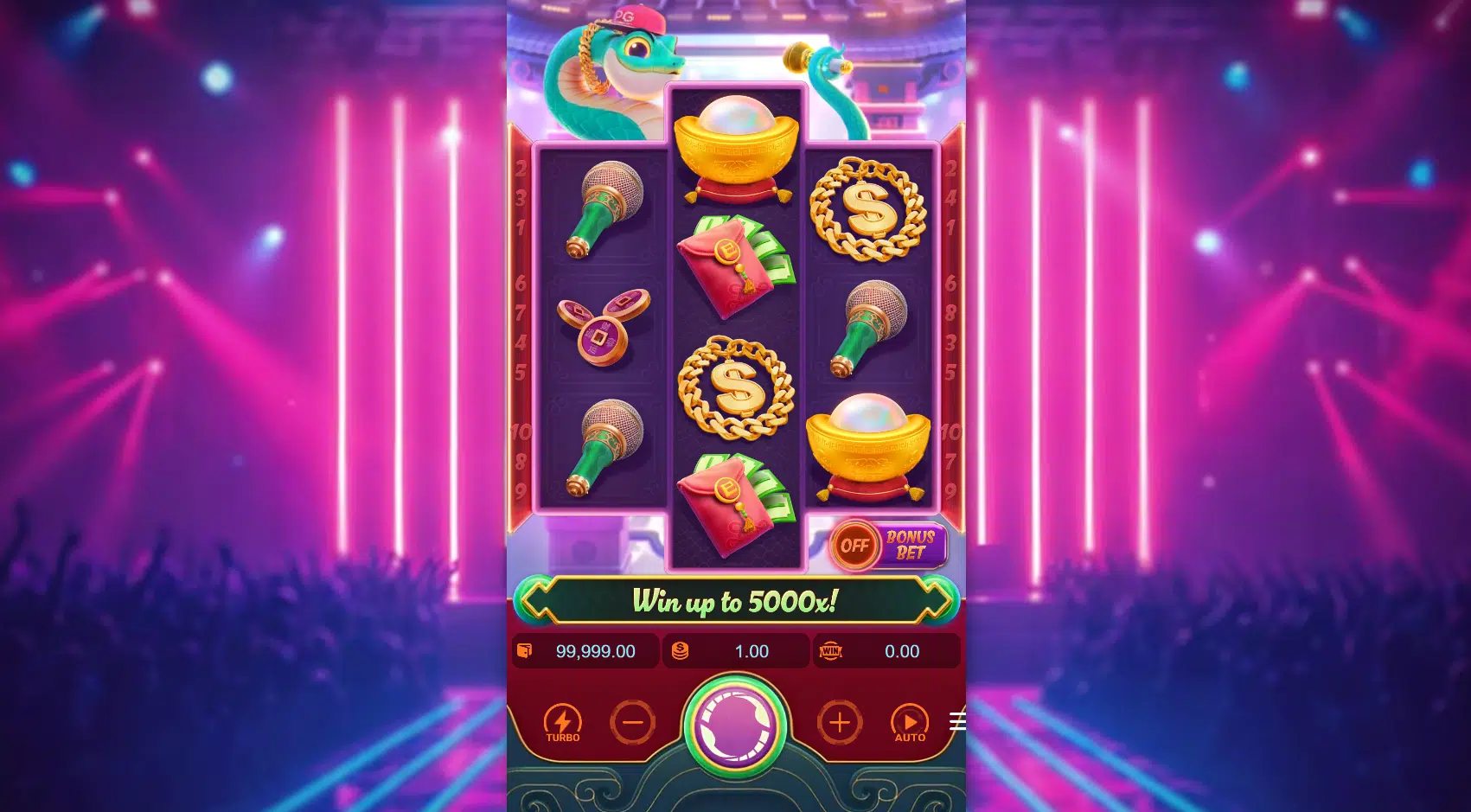 Fortune Snake Interface de slot
