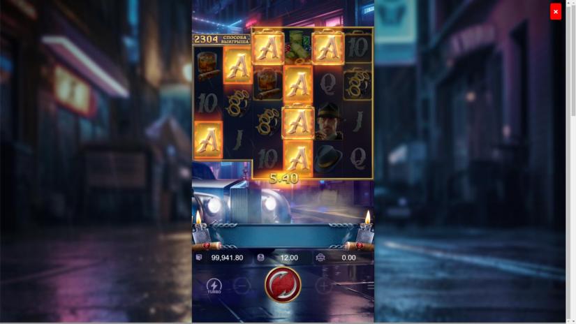 Mafia Mayhem Interface de slot