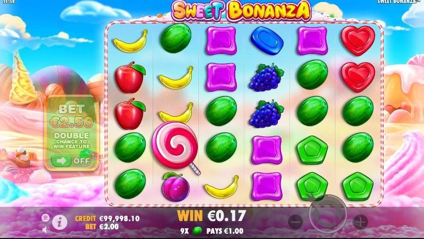 Sweet Bonanza 1000 Interface de slot