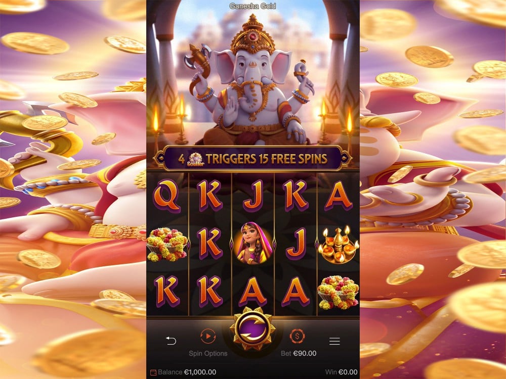 Ganesha Gold Interface de slot