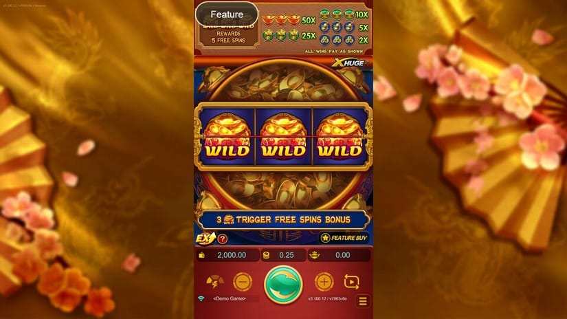 Treasure Bowl Interface de slot